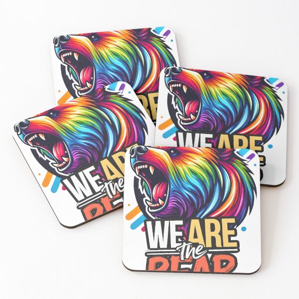 Item preview, We ARE THE BEAR - Bold Rainbow Design designed and sold by sabily.