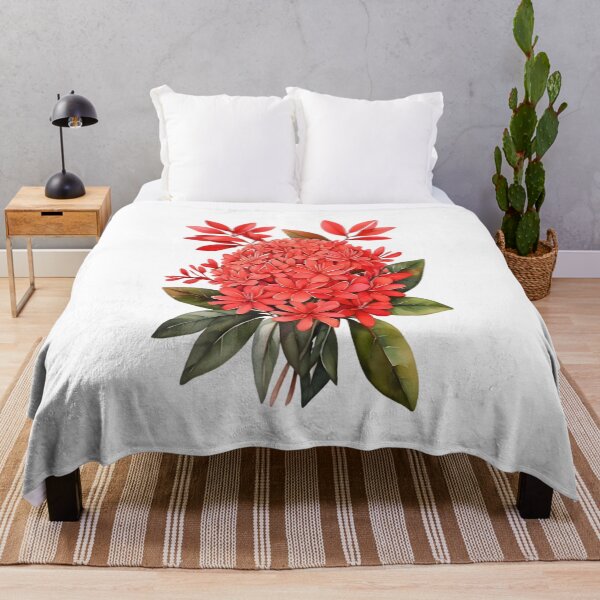 Item preview, Red Ixora designed and sold by HOMETOWN86.