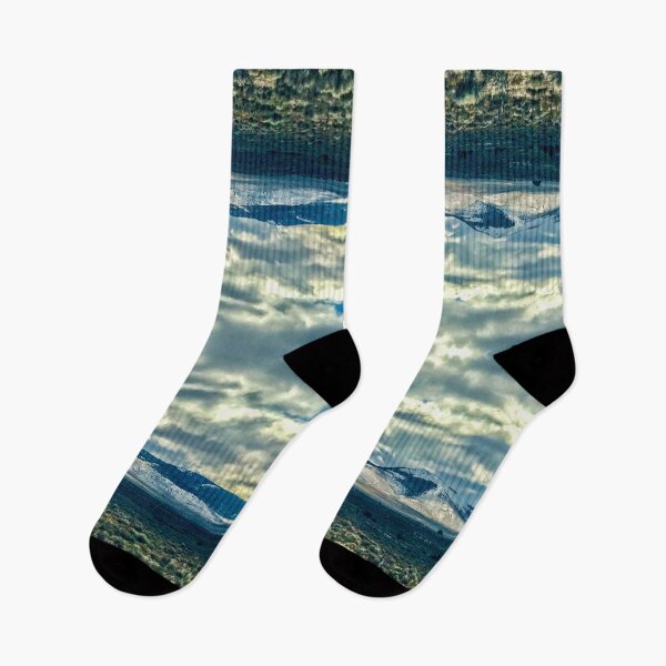 Item preview, Mountains Snow capped in the desert, alternate reality  designed and sold by aadventures.