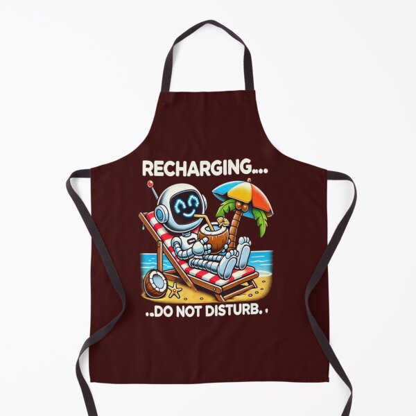 Item preview, Robot Relaxing with Coconut on the Beach designed and sold by ibobo4656.