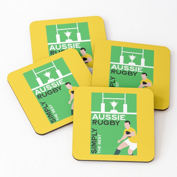 Item preview, Aussie Rugby - Aussie National Sports - Australia Rugby Players - Rugby Fans - Rugby Gifts - Love Rugby designed and sold by happygiftideas.