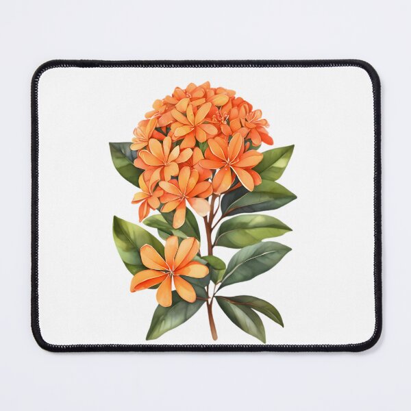 Item preview, Orange Ixora designed and sold by HOMETOWN86.