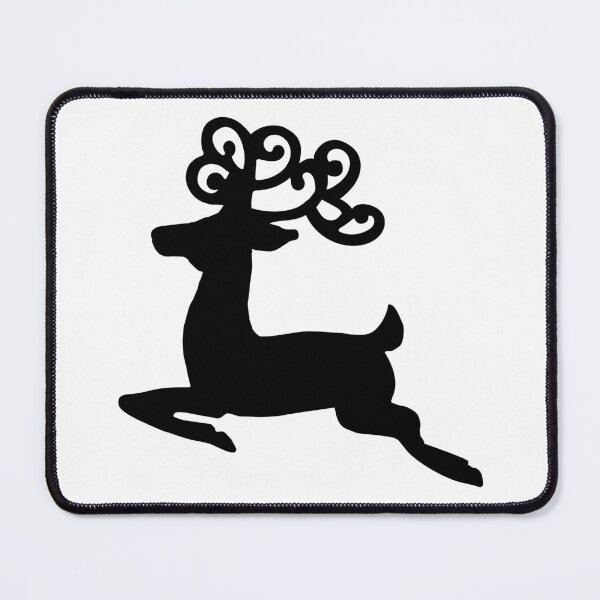 Item preview, Christmas Whimsical Deer Silhouette designed and sold by MagnoliaLake.