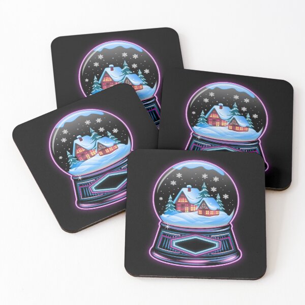 Item preview, Neon Snow Globe Bliss designed and sold by Lelum senadeera.