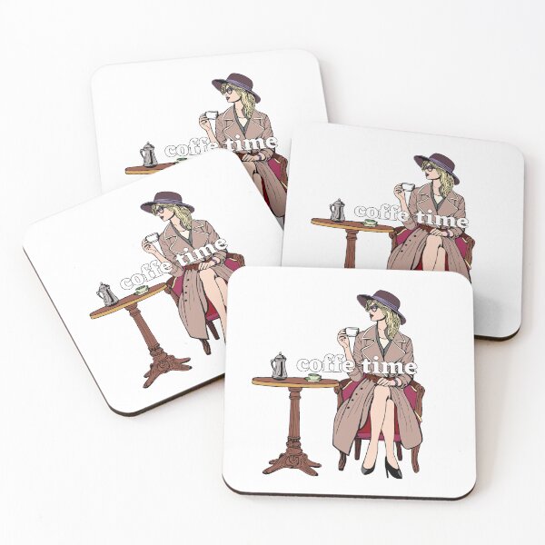 Item preview, Coffe time with beautiful woman  designed and sold by ArbuzWorldz.