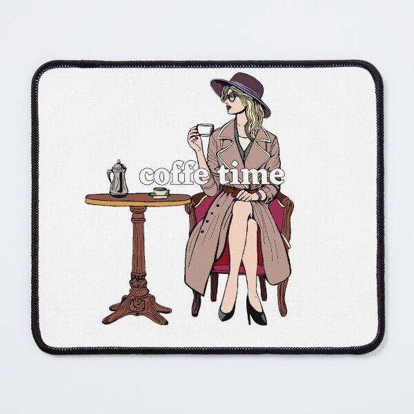 Item preview, Coffe time with beautiful woman  designed and sold by ArbuzWorldz.