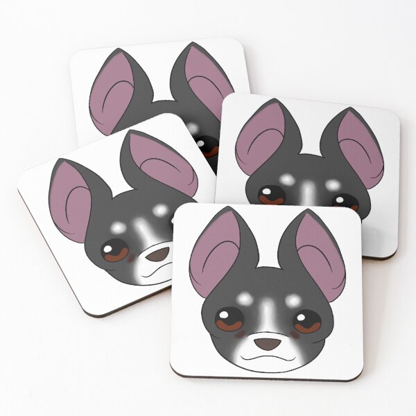 Item preview, Black Chihuahua White Snout White Brows Tear Stains designed and sold by OliRoseArt.