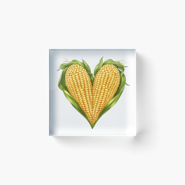Item preview, Heart-shaped Corn Cobs designed and sold by DigitalToast.