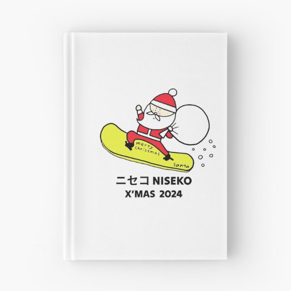 Item preview, X'mas Niseko Santa 2024 ニセコ Snowboarding Decal 02 | Japan Hokkaido Christmas | Japow Powder Snow designed and sold by PawaPotto.