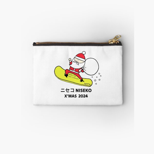Item preview, X'mas Niseko Santa 2024 ニセコ Snowboarding Decal 02 | Japan Hokkaido Christmas | Japow Powder Snow designed and sold by PawaPotto.