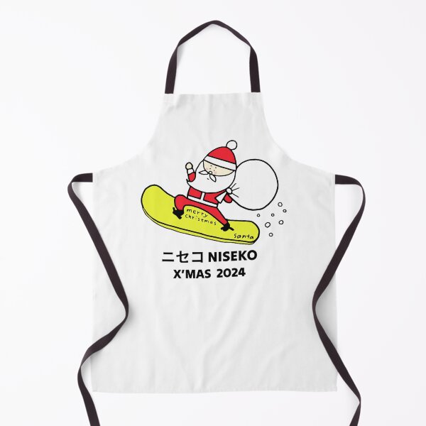 Item preview, X'mas Niseko Santa 2024 ニセコ Snowboarding Decal 02 | Japan Hokkaido Christmas | Japow Powder Snow designed and sold by PawaPotto.