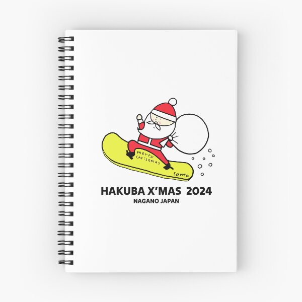 Item preview, X'mas Hakuba Santa 2024 白馬 Snowboarding Decal 01 | Japan Nagano Christmas | Japow Powder Snow Hokkaido Niseko designed and sold by PawaPotto.