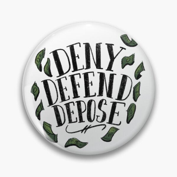 Item preview, Deny, Defend, Depose - Dark Humor True Crime Design designed and sold by VioletRae.