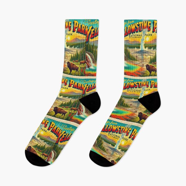 Item preview, Greetings from Yellowstone National Park designed and sold by Meta2Physical.