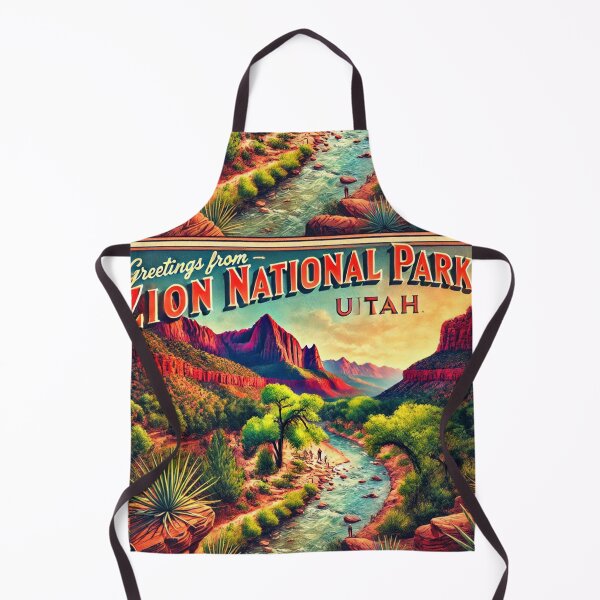 Item preview, Greetings from Zion National Park designed and sold by Meta2Physical.