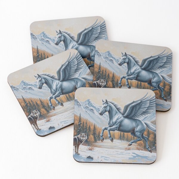 Item preview, Pegasus and Wolf designed and sold by Skye Ryan-Evans.