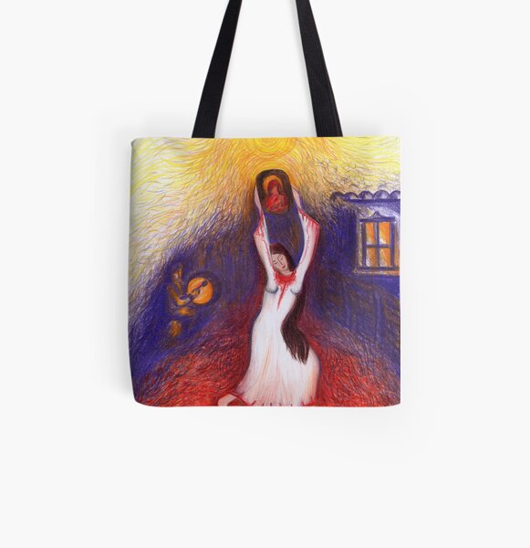Firedancer All Over Print Tote Bag