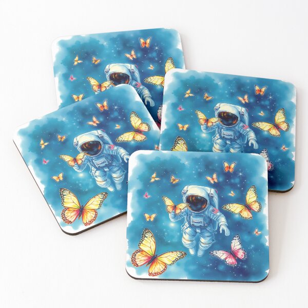 Item preview, Cosmic Encounter: Astronaut and Butterflies designed and sold by ChrisButler.
