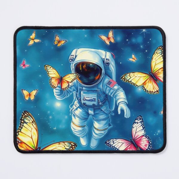 Item preview, Cosmic Encounter: Astronaut and Butterflies designed and sold by ChrisButler.
