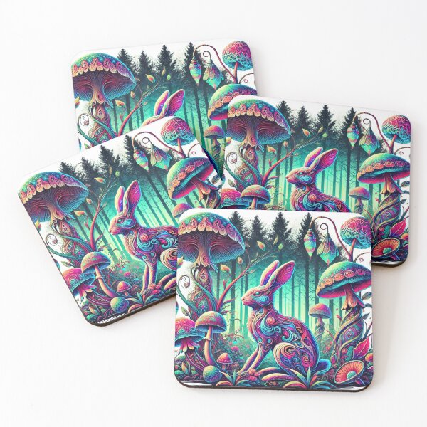 Item preview, Psychedelic Forest Wonderland designed and sold by becauseturkey.