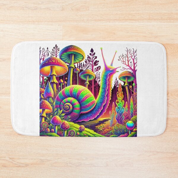 Item preview, Psychedelic Snail in Enchanted Forest designed and sold by becauseturkey.