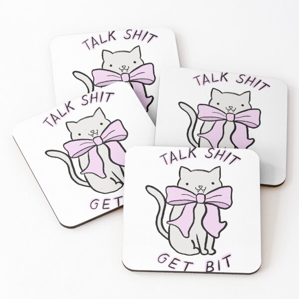 Item preview, White cat - Get Bit designed and sold by Marrascaud.