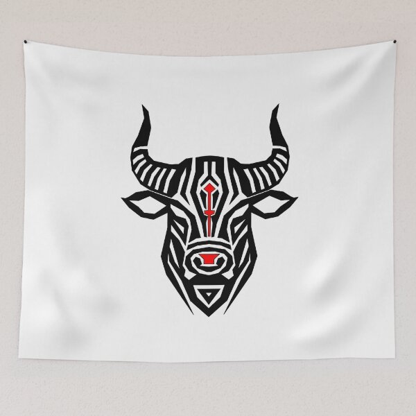 Item preview, Bold Tribal Bull designed and sold by the Zarock Shop.
