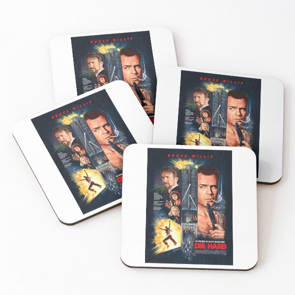 Item preview, Die Hard Vintage Poster designed and sold by martirush.