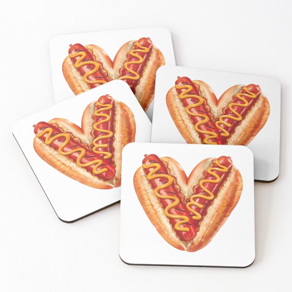 Item preview, Heart-shaped Hotdogs designed and sold by DigitalToast.