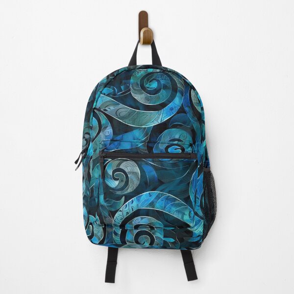 Item preview, New Zealand Māori Paua Pattern Koru Design 246 designed and sold by GrinGalore.