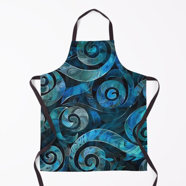 Item preview, New Zealand Māori Paua Pattern Koru Design 246 designed and sold by GrinGalore.