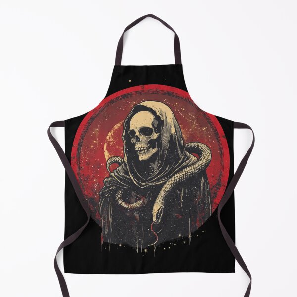 Item preview, Grim Reaper with Serpent - Dark Gothic Art Design designed and sold by wahyuart21.