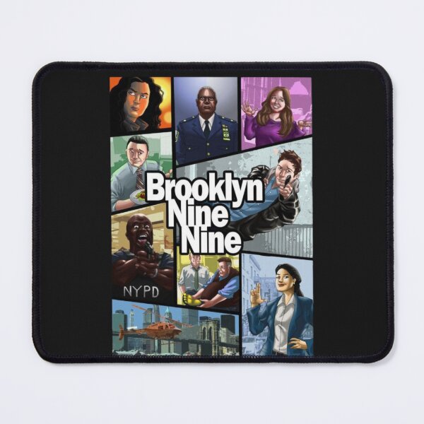 Item preview, Brooklyn Nine Cartoon Art Design designed and sold by InnaVieru.