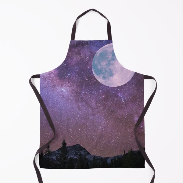 Item preview, big moon and mountain designed and sold by berwies-artwork.