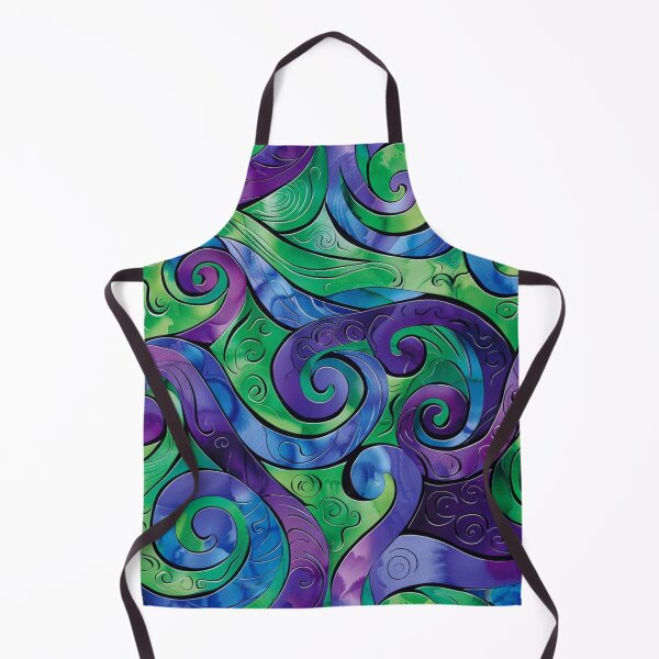 Item preview, New Zealand Māori Paua Pattern Koru Design 249 designed and sold by GrinGalore.
