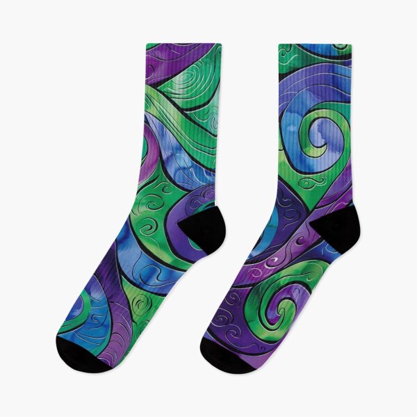 Item preview, New Zealand Māori Paua Pattern Koru Design 249 designed and sold by GrinGalore.