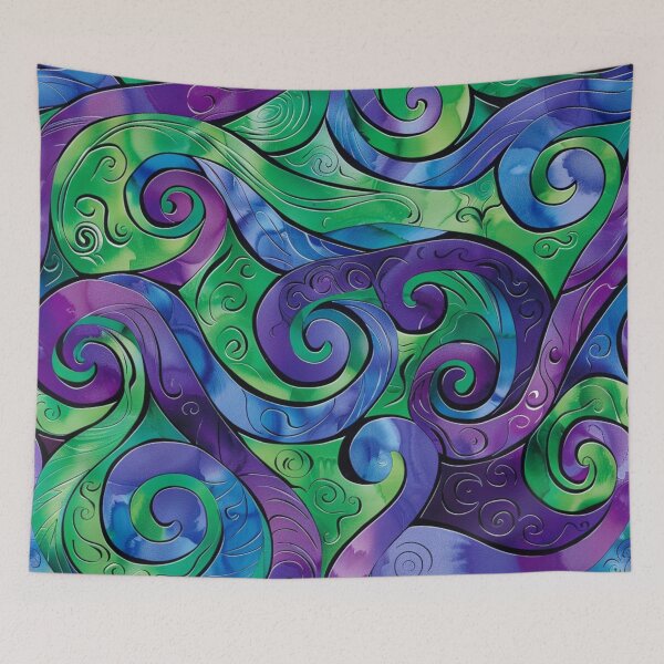 Item preview, New Zealand Māori Paua Pattern Koru Design 249 designed and sold by GrinGalore.