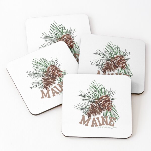Item preview, Maine White Pine Cone State Flower Classic T-shirt Sticker designed and sold by ThinkNature!.