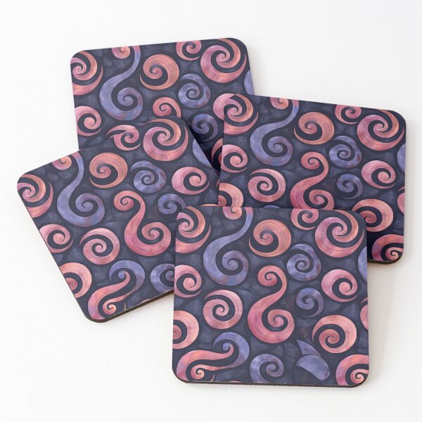 Item preview, New Zealand Māori Paua Pattern Koru Design 251 designed and sold by GrinGalore.