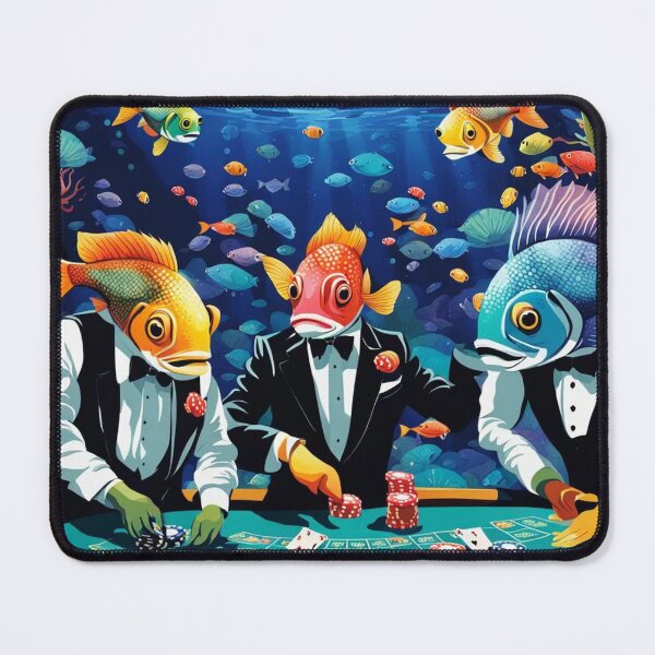 Item preview, Casino under water fish designed and sold by Musky-creatives.