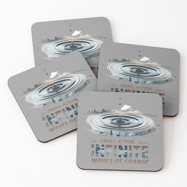 Item preview, Infinite Waves of Change – Ripple Effect Inspirational Design designed and sold by pnidesign.