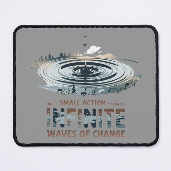 Item preview, Infinite Waves of Change – Ripple Effect Inspirational Design designed and sold by pnidesign.