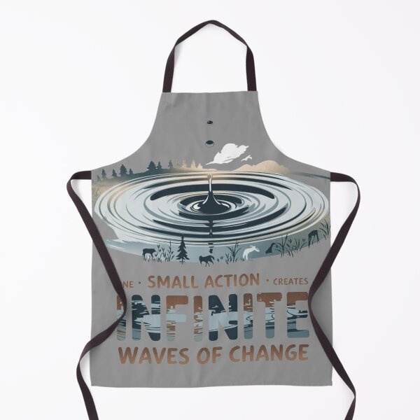 Item preview, Infinite Waves of Change – Ripple Effect Inspirational Design designed and sold by pnidesign.