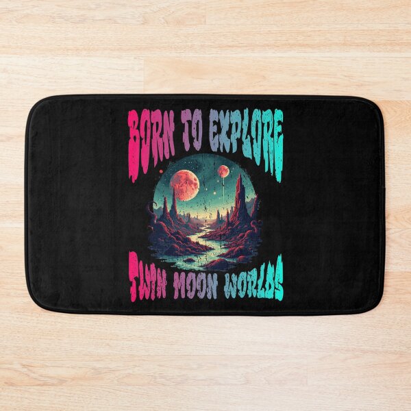 Item preview, BORN TO EXPLORE TWIN MOON WORLDS alien planet explorer space exploration extraterrestrial galaxy  designed and sold by Jt41.