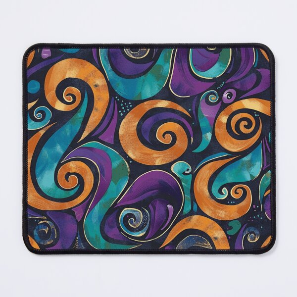 Item preview, New Zealand Māori Paua Pattern Koru Design 252 designed and sold by GrinGalore.