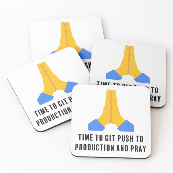 Item preview, Time to Git Push and Pray designed and sold by Code  Monkeys.