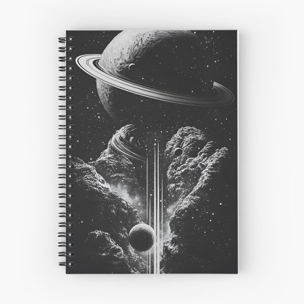 Item preview, planets and space in black and white designed and sold by AhmedAlbb.
