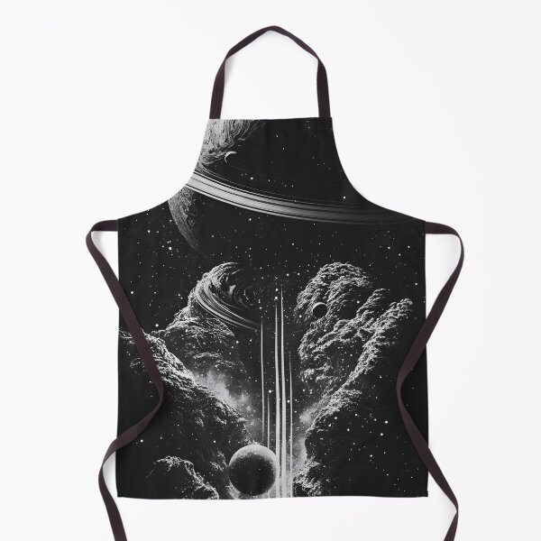 Item preview, planets and space in black and white designed and sold by AhmedAlbb.