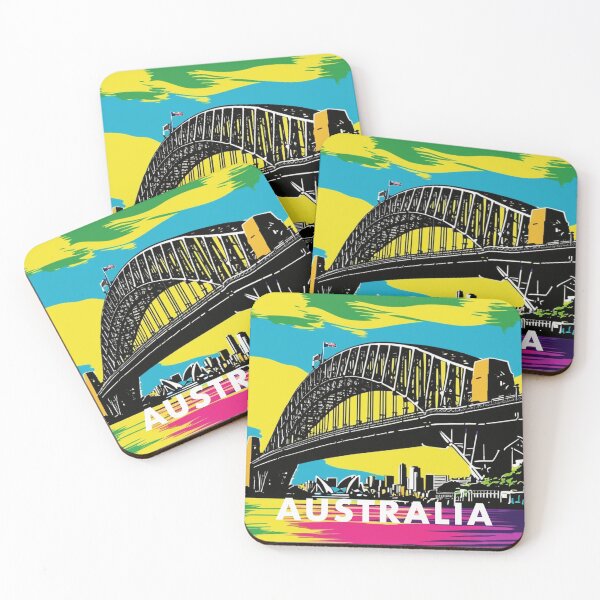 Item preview, Australia Souvenir Sydney Harbour Bridge Pop Art designed and sold by GhumGham.