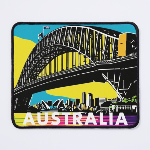 Item preview, Australia Souvenir Sydney Harbour Bridge Pop Art designed and sold by GhumGham.